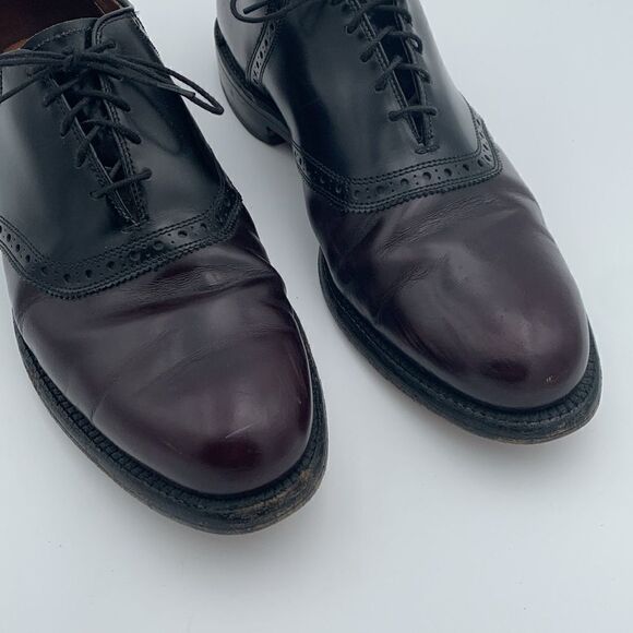 Allen Edmonds McAllister Wingtip Oxford Shoes | Two-Tone Brown & Black Men’s 10D main image 6